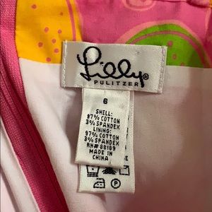 Lilly Pulitzer Dresses - VINTAGE Lilly Pulitzer Pink Fruit Dress - Size 6 Lilly Pulitzer Dresses - VINTAGE Lilly Pulitzer Pink Fruit Dress - Size 6